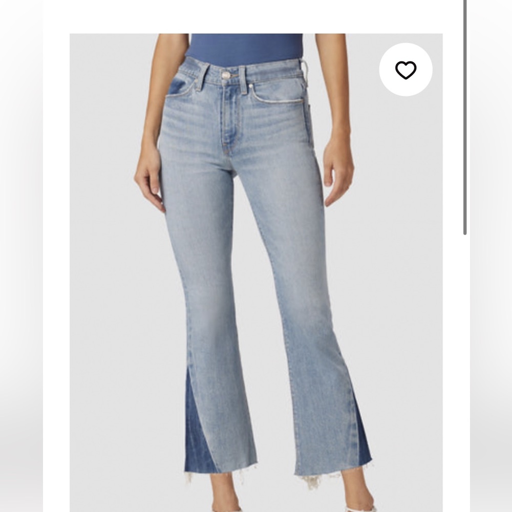 Cropped high rise boot cut